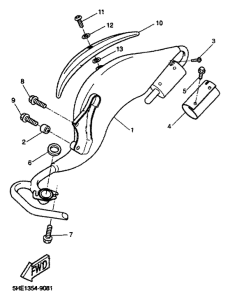YQ50 Выхлопная система
