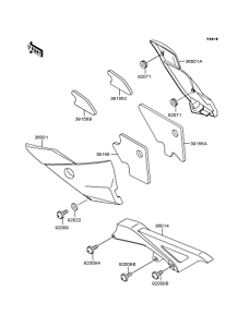 ZR400 Боковые обтекатели