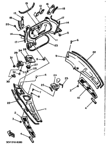 FJ1200 FJ1200A Cowling comp