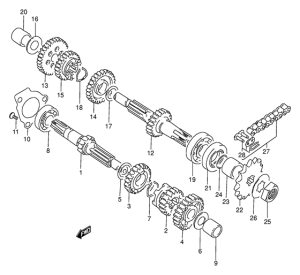 K125 Трансмиссия
