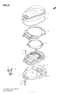 VL1500BT Speedometer (Vl1500Btl3 E33)