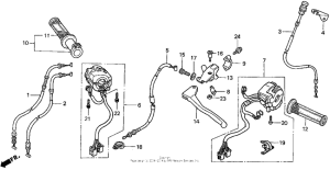 CBR900RR Cable + switch