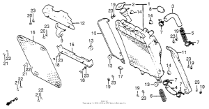 GL1100I Радиатор