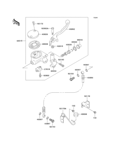 VN800 Главный тормозной цилиндр
