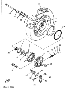CW50 Переднее колесо