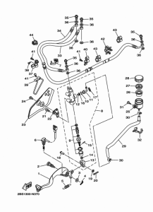 XT1200Z Задний торм цилиндр