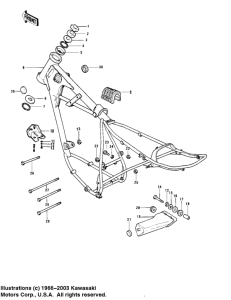 KD175 Frame / frame fittings