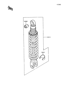 KL250 Амортизатор