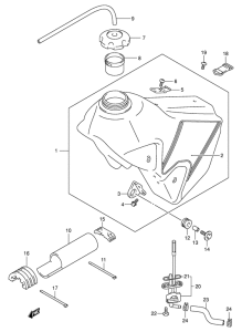 DR-Z400 Tank fuel