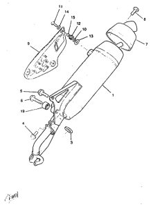 CW50RS Выхлопная система