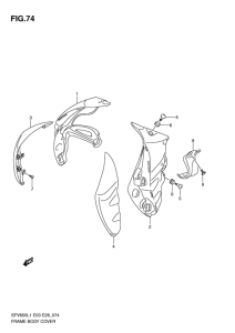 SFV650 Frame body cover