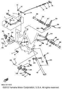 XT225H Подножки