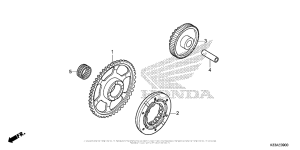 CB300F Муфта стартера