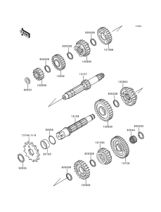 KX500 Трансмиссия
