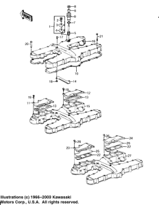  Крышка головки цилиндров