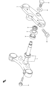 GSX600 Траверса нижняя