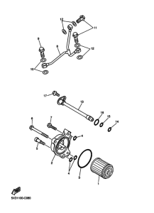 WR450F Маслоочиститель
