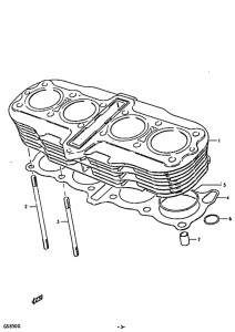 GS850 Цилиндр