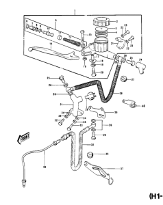  Передний тормозной цилиндр