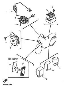 XJ900S Equipo electrico