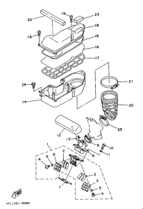 TZR125 Впускная система