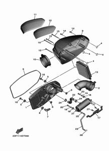 XV1900FDD Впускная система 2