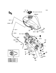 BR250 Топливный бак