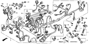 VFR800 (ABS) Жгут проводов (abs)