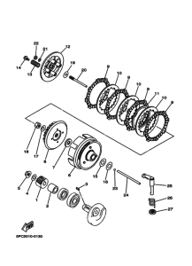 RZ50 Сцепление и сервопривод
