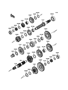 ZX600 Трансмиссия