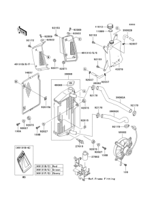 KL650 Радиатор