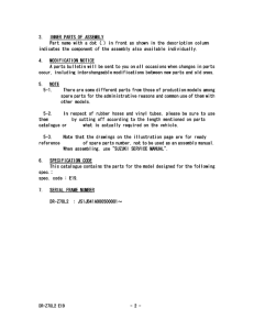 DR-Z70 Catalog preface