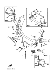 XT225 ﾊﾝﾄﾞﾙｽｲﾂﾁ. ﾚﾊﾞｰ