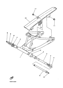 RZ350 ﾘﾔｱｰﾑ