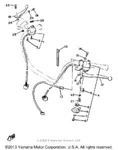 XJ650H Рулевые переключатели