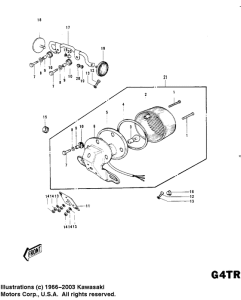 KV100 Taillight unit ass`y