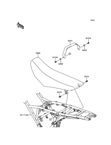 KLX150 Сиденье