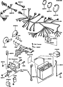 ZX550 Электрика