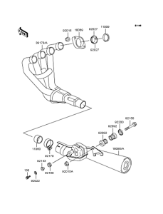ZR400 Глушитель
