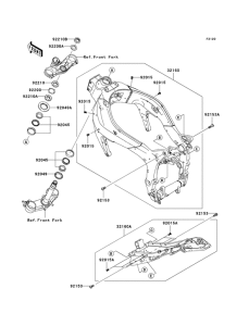 ZX600 Frame comp