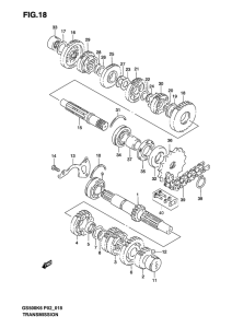 GS500 Трансмиссия