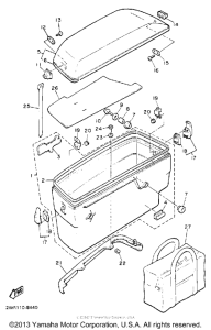 XVZ13DDC Боковые кофры
