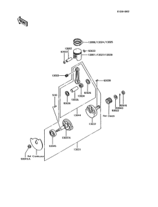 AR125 Crankshaft / piston