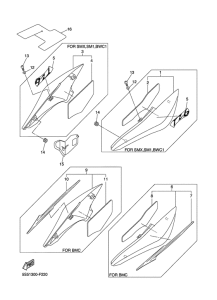 FZ6-NAHG Боковые обтекатели