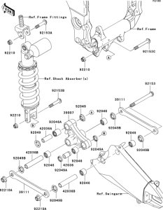 ZX1000 Задняя подвеска