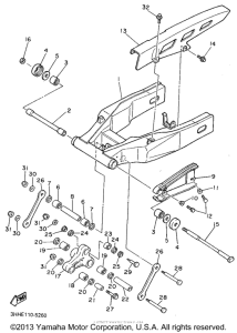 FZR600RG Бугель