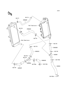  Патрубки охлаждения