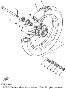 RT180D Переднее колесо