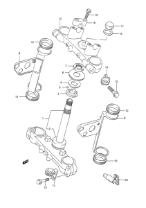 TS200 Траверса нижняя