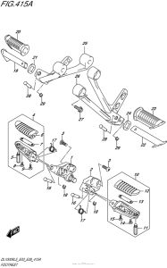 DL1000 (ABS) Подножки